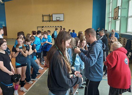 Grafika 11: Gminne Igrzyska Młodzieży w Unihokeju