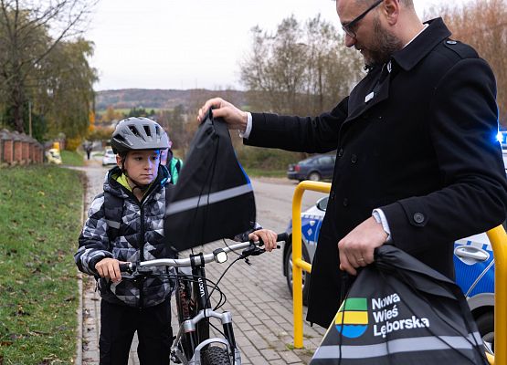 Grafika 13: Akcja edukacyjna „Bezpieczny uczeń w drodze do szkoły”