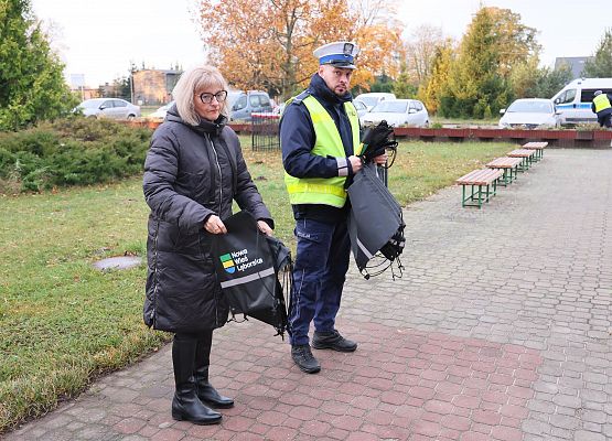 Grafika 3: „Bezpieczny uczeń w drodze do szkoły” – dzień II akcji