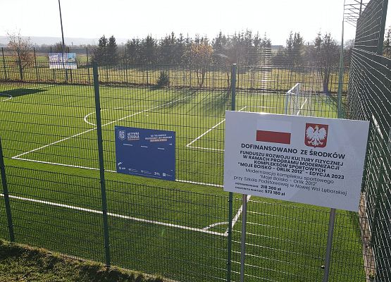 Grafika 5: Modernizacja Orlika w Nowej Wsi Lęborskiej zakończona