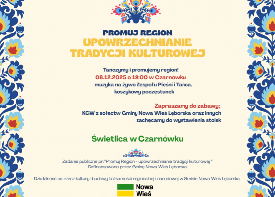 Grafika 2: Kulturalna jesień w świetlicy w Czarnówku