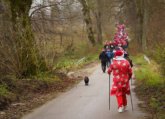 Grafika 28: XIII Mikołajkowe Nordic Walking w Obliwicach za nami
