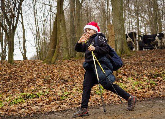 Grafika 57: XIII Mikołajkowe Nordic Walking w Obliwicach za nami