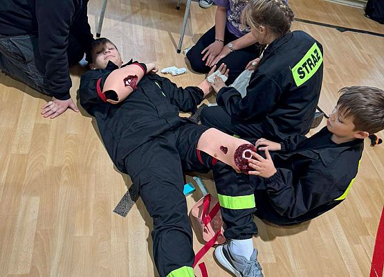 Grafika 2: Szkolenia z pierwszej pomocy w Zespole Szkół w Garczegorzu