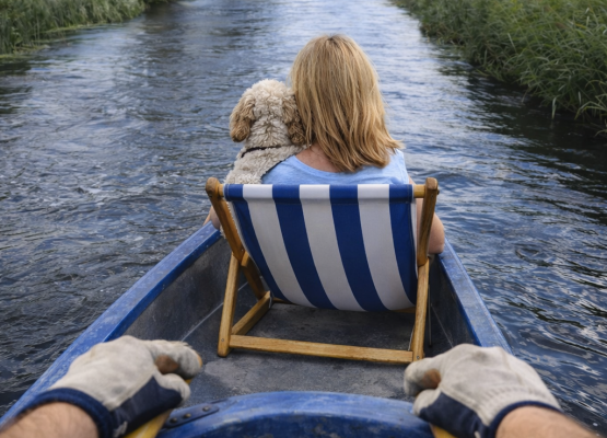 Grafika 4: WOŚP: spływ canoe rzeką Łebą z Wójtem Gminy