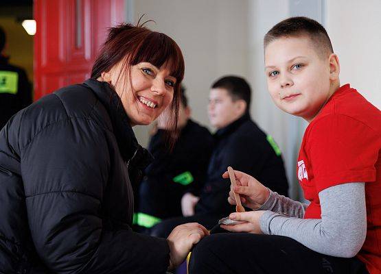 Grafika 11: Sportowe święto młodych strażaków w Łebieniu