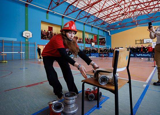 Grafika 25: Sportowe święto młodych strażaków w Łebieniu