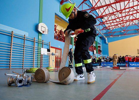 Grafika 50: Sportowe święto młodych strażaków w Łebieniu