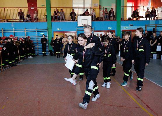 Grafika 120: Sportowe święto młodych strażaków w Łebieniu