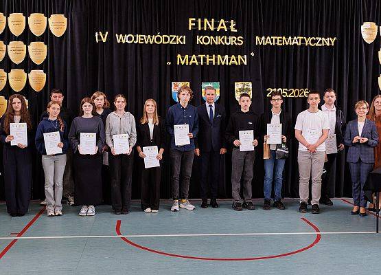 Grafika 61: Młodzi mistrzowie matematyki wyłonieni. Finał wojewódzkiego konkursu „MATHMAN” w Redkowicach