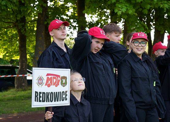 Grafika 2: Powiatowe Zawody Młodzieżowych Drużyn Pożarniczych w Łebieniu