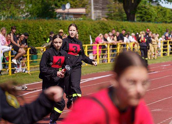 Grafika 26: Powiatowe Zawody Młodzieżowych Drużyn Pożarniczych w Łebieniu