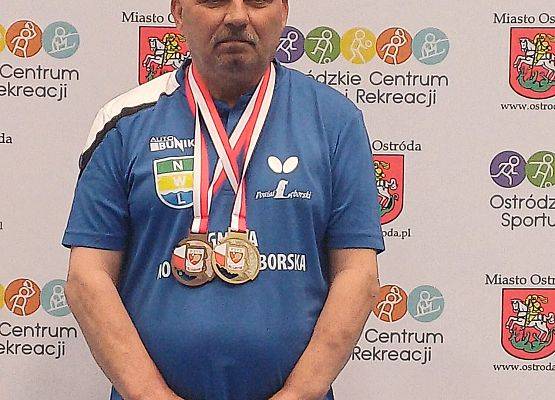 Grafika 2: Sukces tenisistów stołowych GKS Tęcza na Mistrzostwach Polski Masters
