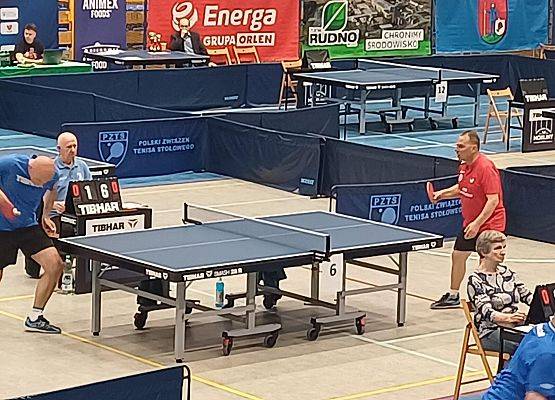 Grafika 5: Sukces tenisistów stołowych GKS Tęcza na Mistrzostwach Polski Masters