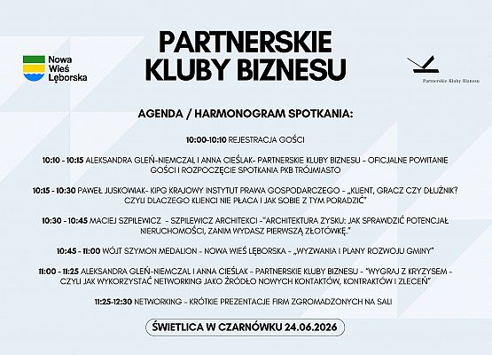 Biznesowe spotkanie w Czarnówku już jutro grafika