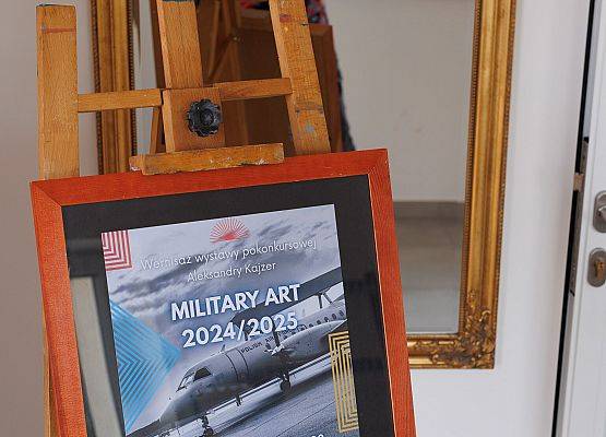 Grafika 1: Wernisaż wystawy "Military Art 2024/2025" w Leśnicach