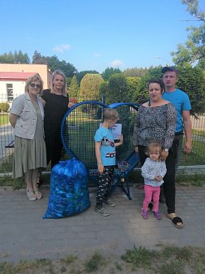 Kolejny kosz na nakrętki w gminie Nowa Wieś Lęborska grafika