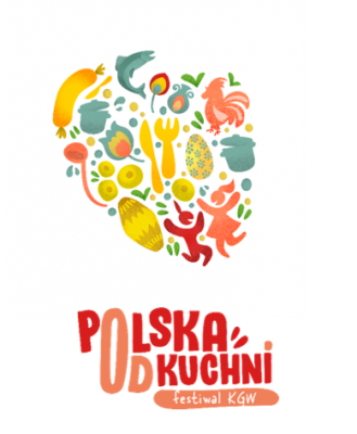Element dekoracyjny. Logo konkursu Polska od Kuchni.