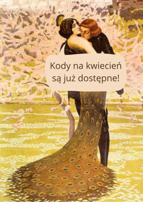 Obraz E. Okuń pt. "Upojenia wiosenne". grafika