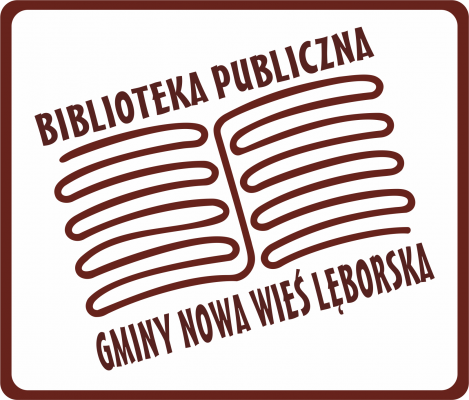 Element dekoracyjny. Logo Biblioteki Publicznej Gminy Nowa Wieś Lęborska. grafika
