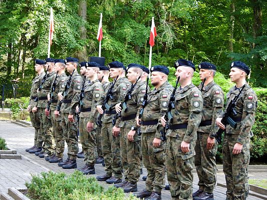 Grafika 13: Uroczystość patriotyczno - religijna ku czci pomordowanych więźniów obozu koncentracyjnego Stutthof