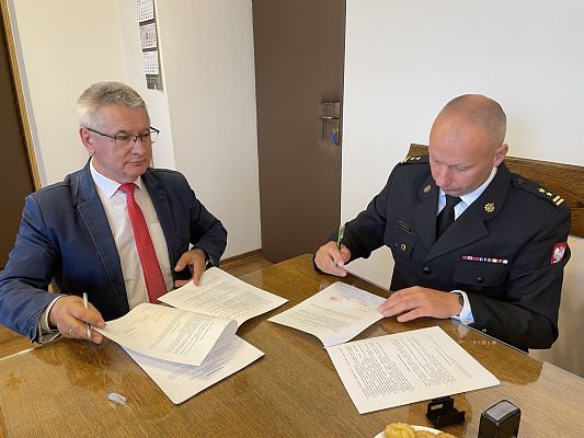 Grafika 1: OSP KRĘPA KASZUBSKA włączona do Krajowego Systemu Ratowniczo-Gaśniczego