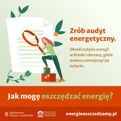 Grafika. Zrób audyt energetyczny.