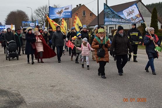 Uczestnicy orszaku.