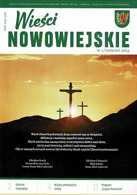 Grafika dekoracyjna. okładka biuletynu grafika