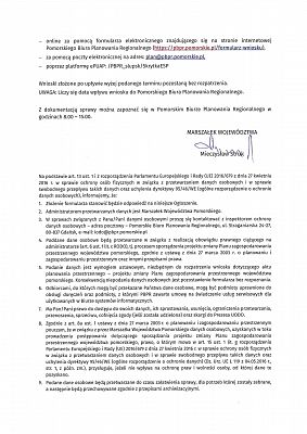 Grafika 2: OBWIESZCZENIE MARSZAŁKA WOJEWÓDZTWA POMORSKIEGO z dnia 22 kwietnia 2024 r. w sprawie przystąpienia do sporządzenia zmiany Planu zagospodarowania przestrzennego województwa pomorskiego