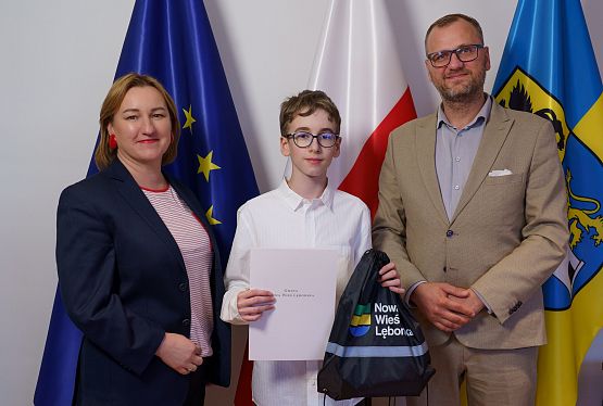 Grafika 3: Stypendium Wójta dla Alexandra McNamary