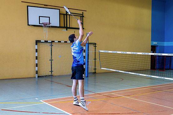 Grafika 2: Gminne Igrzyska Młodzieży w Badmintonie – Łebień 2025