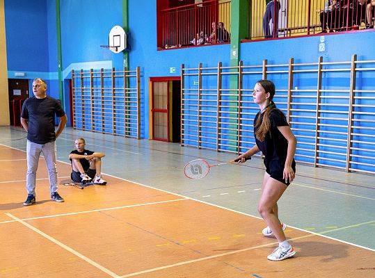 Grafika 3: Gminne Igrzyska Młodzieży w Badmintonie – Łebień 2025
