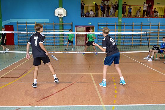 Grafika 10: Gminne Igrzyska Młodzieży w Badmintonie – Łebień 2025