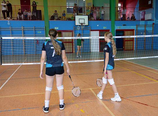 Grafika 12: Gminne Igrzyska Młodzieży w Badmintonie – Łebień 2025