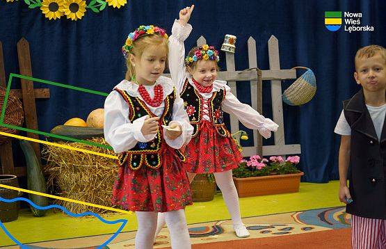 Grafika 1: Dożynki w Przedszkolu w Nowej Wsi Lęborskiej – radość, tradycja i wspólna zabawa