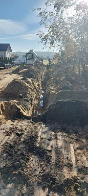 Grafika 8: Nowe inwestycje w Lubowidzu – sieć wodociągowa i zagospodarowanie skarpy