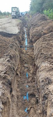 Grafika 9: Nowe inwestycje w Lubowidzu – sieć wodociągowa i zagospodarowanie skarpy