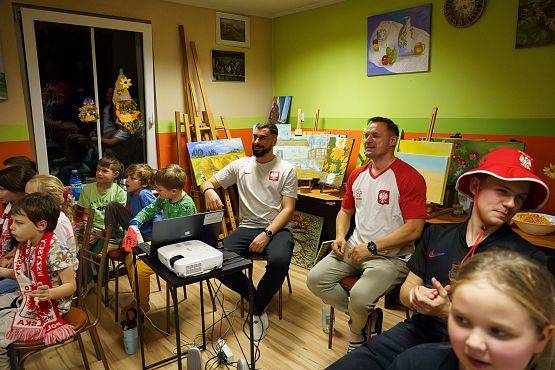 Grafika 31: Piłkarska noc w GOK-u - Polska kontra Holandia