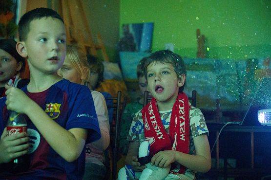 Grafika 46: Piłkarska noc w GOK-u - Polska kontra Holandia