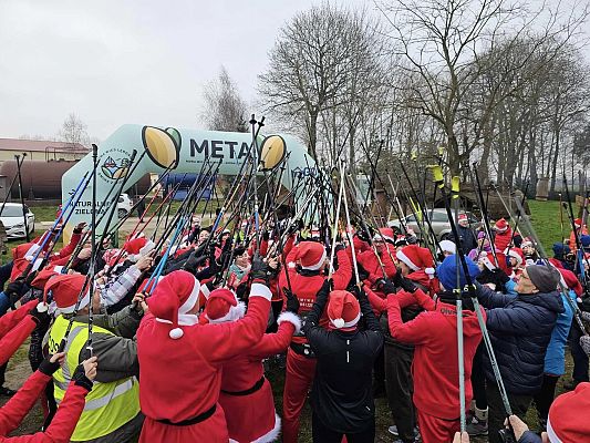 Grafika 2: XIII Mikołajkowe Nordic Walking w Nowej Wsi Lęborskiej
