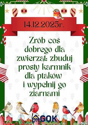 Grafika 15: Adwentowy kalendarz zadań GOK 2025