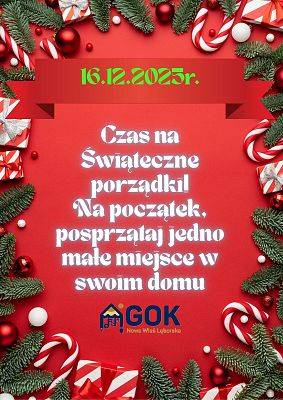 Grafika 17: Adwentowy kalendarz zadań GOK 2025