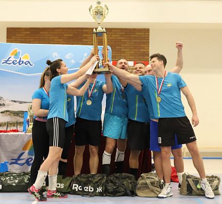 Grafika 2: Triumf Gminy Nowa Wieś Lęborska w Turnieju Samorządowców w Łebie