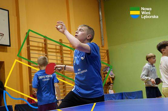 Grafika 1: Turniej tenisa stołowego dla dzieci i młodzieży