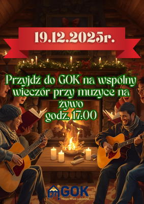 Grafika 2: Świąteczne spotkanie z „Zespołem Niespokojnych Nut” w GOK