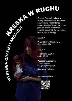 Wystawa grafiki i animacji "Kreska w ruchu" grafika