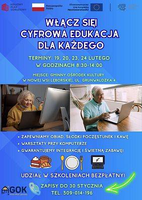 „Włącz się – cyfrowa edukacja dla każdego” grafika
