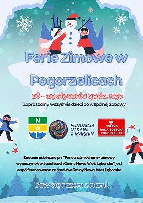 Grafika 3: Aktywne ferie zimowe w Gminie Nowa Wieś Lęborska