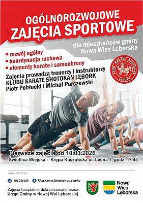 Bezpłatne zajęcia sportowe w Krępie Kaszubskiej grafika